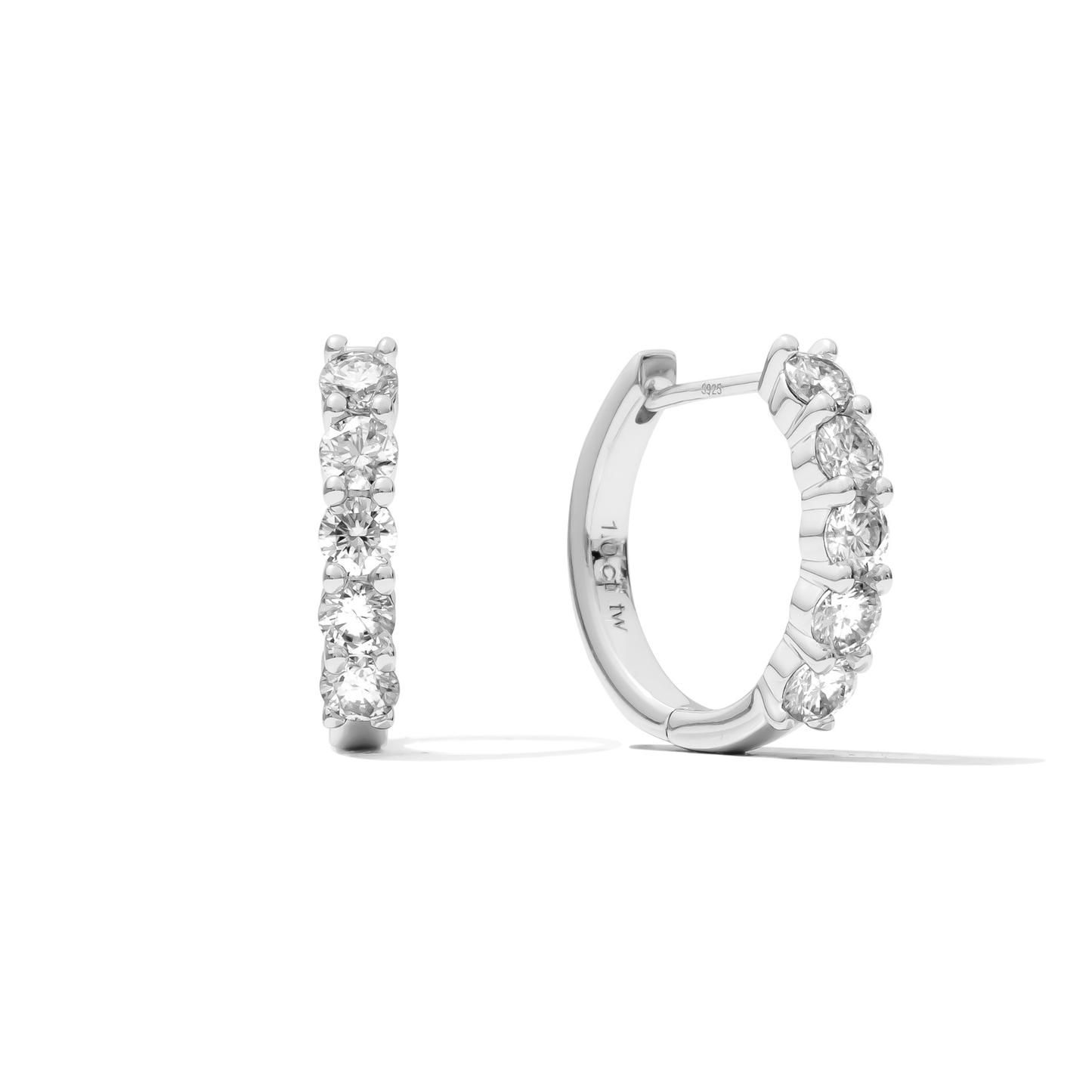 Harlo Pavé Hoop Earrings