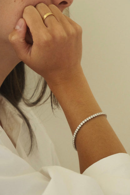 Demi 3mm Moissanite Tennis Bracelet