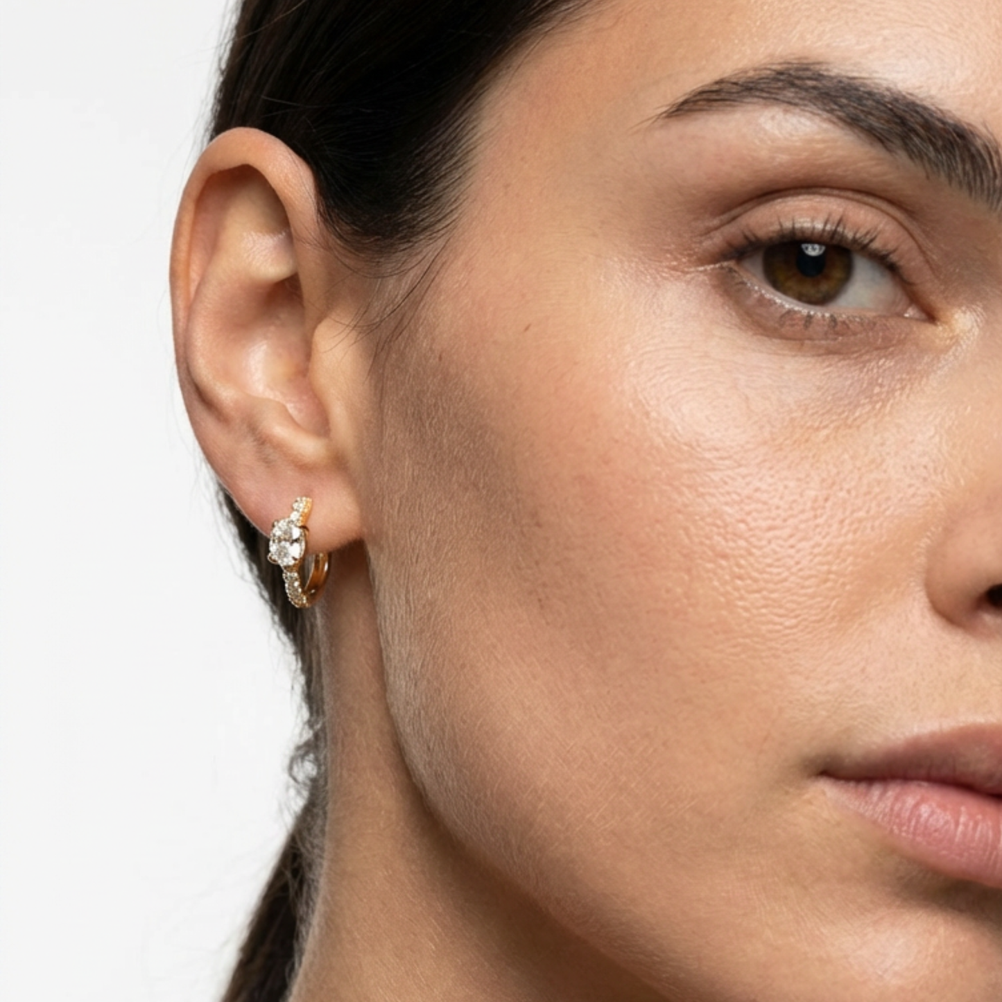 Hudson Oval Hoop Earrings
