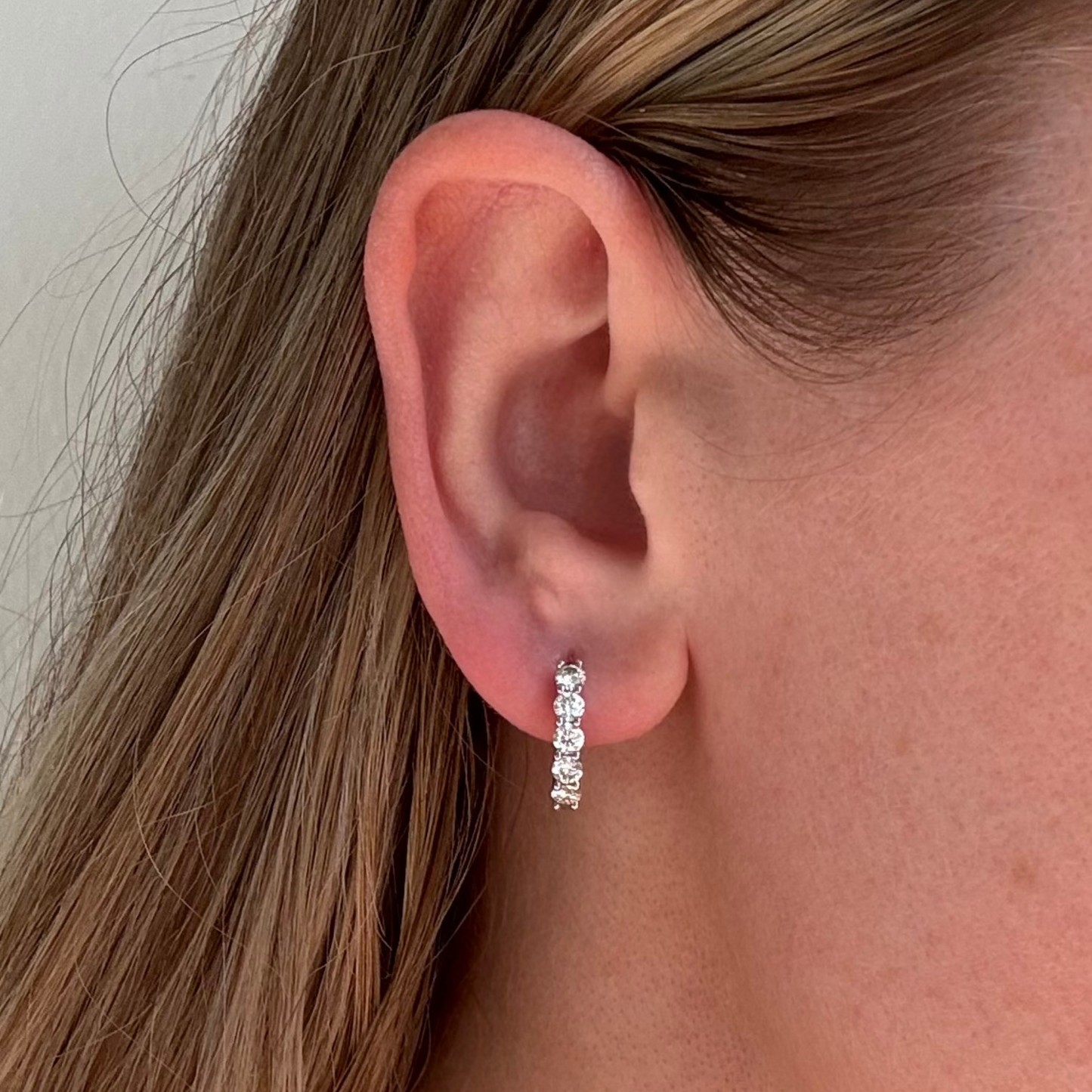 Harlo Pavé Hoop Earrings