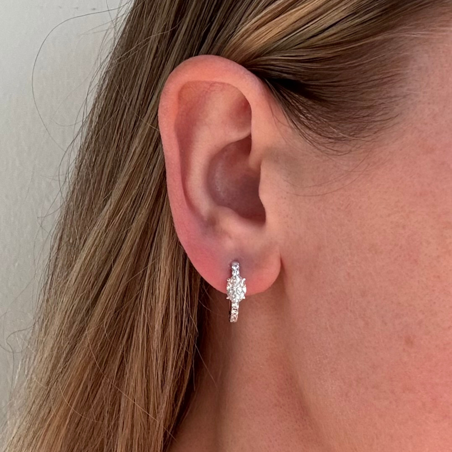 Hudson Oval Hoop Earrings