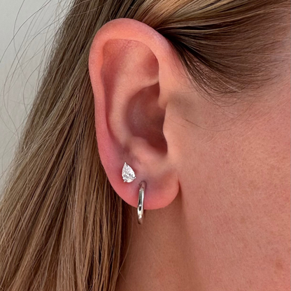 Remy Pear Stud Earrings